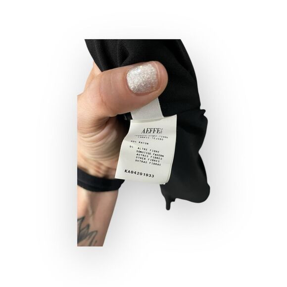 Narciso Rodriquez LBD Black V Neck Deep V Back Dress - Picture 7 of 7